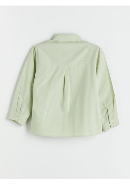 Yeni Sezon Basic Poplin Erkek Cocuk Gomlek - S5PC49Z1