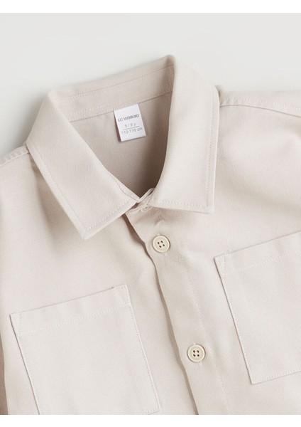 Yeni Sezon Pamuklu Cepli Erkek Cocuk Gomlek - S5Q699Z1 fiyatları