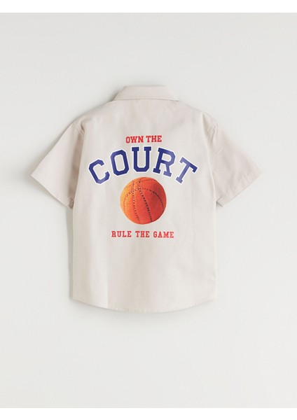 Yeni Sezon Pamuklu Cepli Erkek Cocuk Gomlek - S5Q699Z1 modelleri