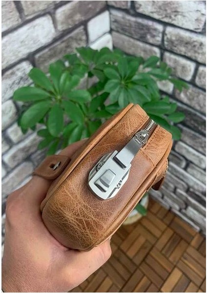 Hakiki Deri Şifreli Antik Taba Erkek El Çantası (T1592) fırsatları