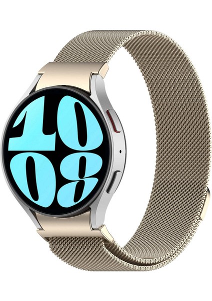 Galaxy Watch 6 44MM Uyumlu Krd-01 Metal Kordon Tlzn - Gümüş fiyatları