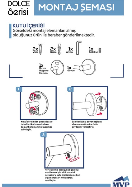 Dolce Ikili Bornoz Askılık + Kapaksız Tuvalet Kağıtlık + Yuvarlak Havluluk Banyo Seti fiyatları