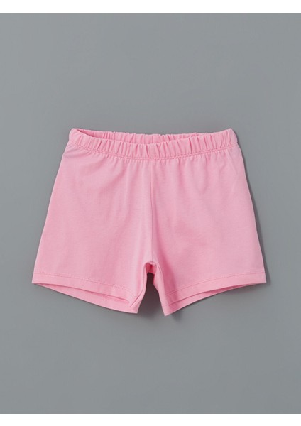 Yeni Sezon Bisiklet Yaka Kiz Cocuk Sortlu Pijama Takimi - S5CD83Z1