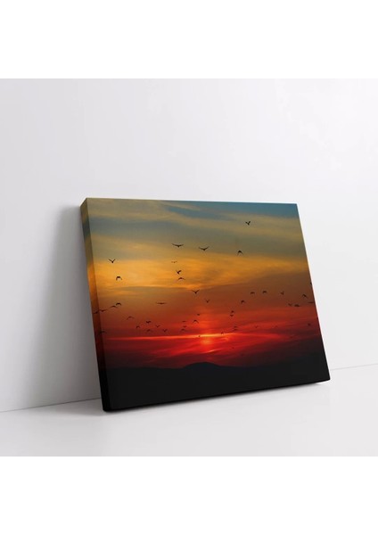 Gün Batımı Uçuşu Kanvas Tablo fiyatları