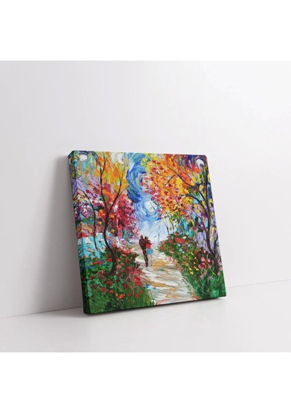 Sonbahar Yürüyüşü Kanvas Tablo fiyatları