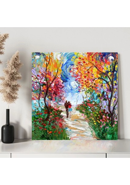 Sonbahar Yürüyüşü Kanvas Tablo modelleri