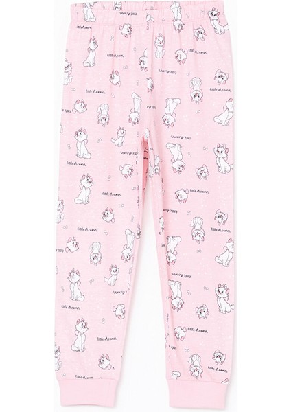Yeni Sezon Bisiklet Yaka Baskili Kiz Cocuk Pijama Takimi - S54413Z1 indirimleri