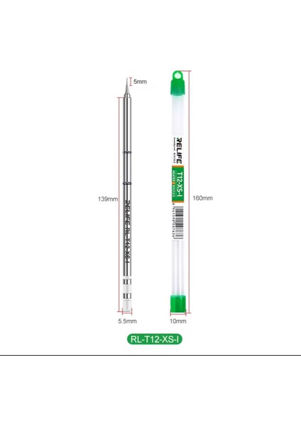 Relife T12 Havya Ucu Düz Sivri RL-T12-XS-I fiyatları