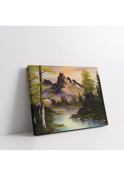 Dağ Yamacı Serenadı Kanvas Tablo fiyatları