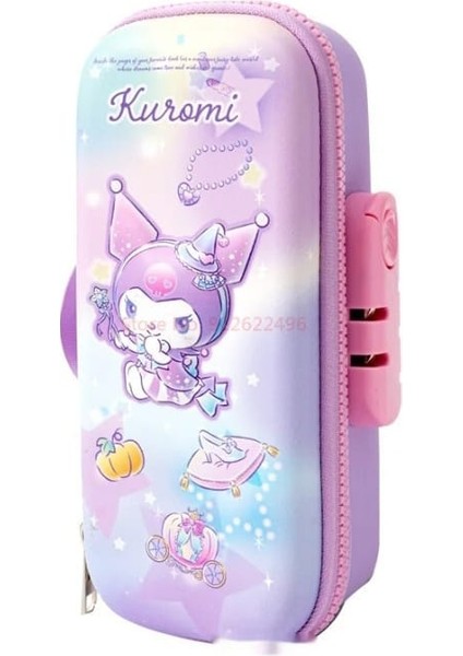 Sanrio Kuromi Cinnamoroll Kilitleme Özellikli Lüx Kalem Çantası