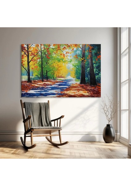 Sonbaharın Rengi Kanvas Tablo
