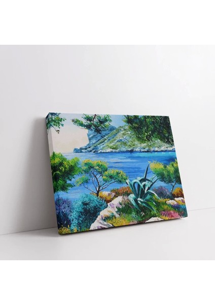 Deniz Kıyısı Serenadı Kanvas Tablo fiyatları