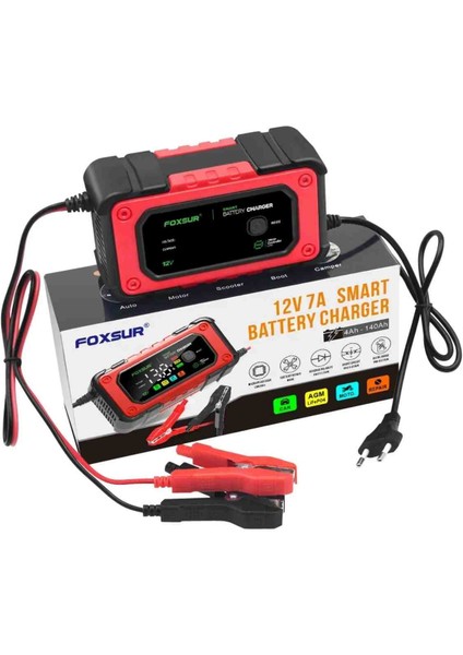 Akü Şarj Cihazı 12V/7A modelleri