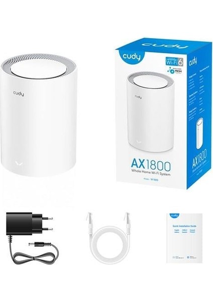 M1800 AX1800 Dual Band Ev Ofis Tipi Mesh Router