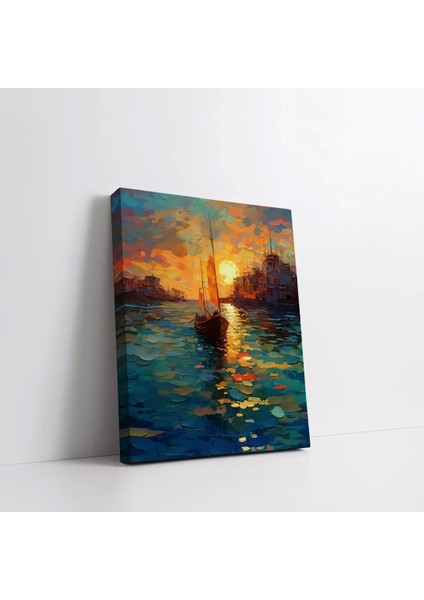Venedik'te Akşam Kanvas Tablo modelleri