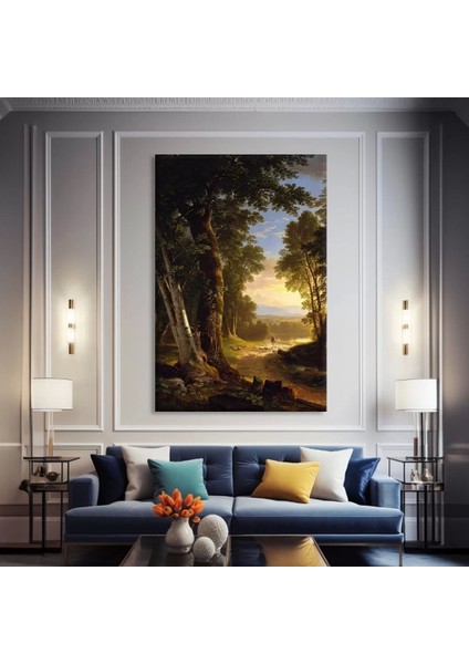 Ormanın Işığı Kanvas Tablo
