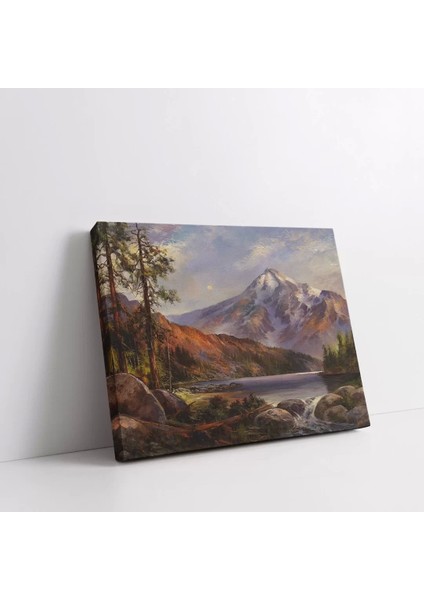 Dağlık Manzara Kanvas Tablo fiyatları