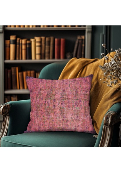 Etnik Desenli Yastık Baskı Kilim Kırlent Kılıfı