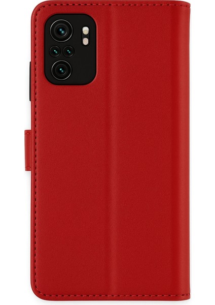 Xiaomi Mi Note 10 Trend S Plus Kapaklı Kılıf - Kırmızı Gnzrz
