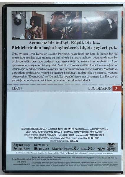 Leon DVD (Orijinal Dönem Baskı Dvd) fiyatları