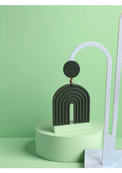 3D Baskı Sallantılı Geometrik Küpe – Hafif ve Modern Tasarım Takı modelleri