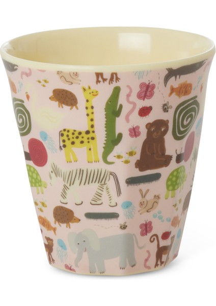 Melamin Bardak Pembe Vahşi Yaşam 160 ml