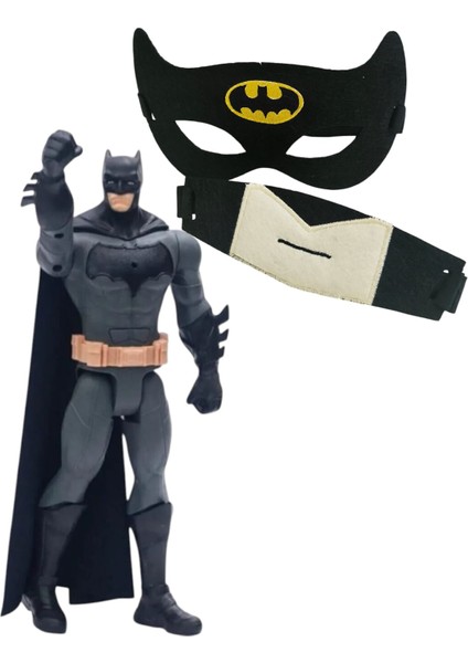 Süper Ikili Batman Seti 30 cm Batman Karakter ve Batman Maskesi Ağızlığı fırsatları
