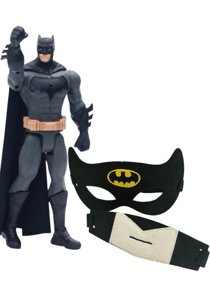 Süper Ikili Batman Seti 30 cm Batman Karakter ve Batman Maskesi Ağızlığı indirimleri