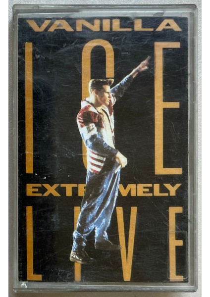 Vanilla Ice Extremely Live Kaset (Orjnal Dönem Kağıt Baskı Kaset)