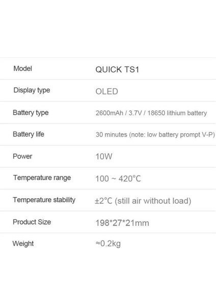 Quick Ts1 Akıllı Taşınabilir Lehimleme Cihazı fiyatları