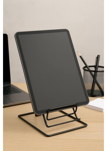 Masaüstü Metal Tablet ve Telefon Tutucu Şarj Standı fırsatları