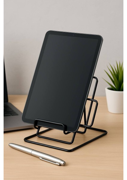 Masaüstü Metal Tablet ve Telefon Tutucu Şarj Standı indirimleri