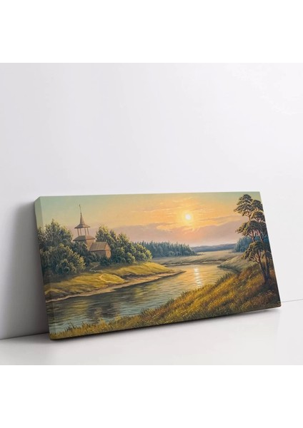 Huzurlu Vadi Kanvas Tablo fiyatları