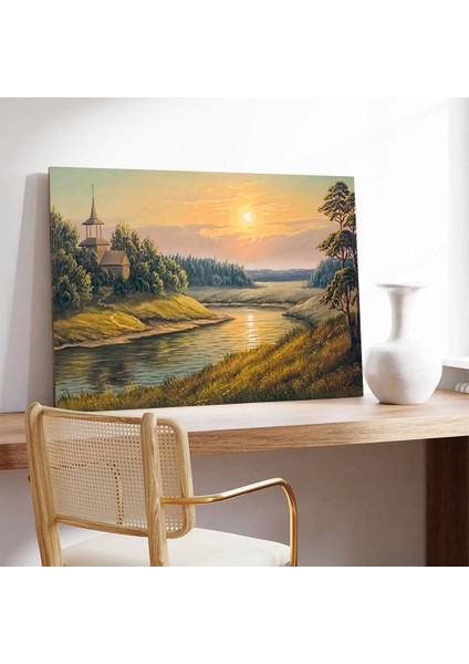 Huzurlu Vadi Kanvas Tablo modelleri