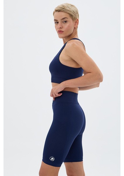 Sakura Çift Kat Spor Bra Lacivert