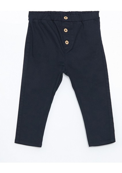Yeni Sezon Beli Lastikli Basic Erkek Cocuk Pantolon - S5HS43Z1