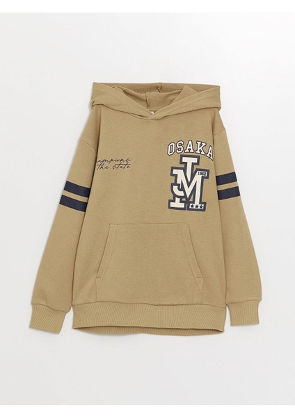 Bej Okulun En Havalısı Sweatshirt