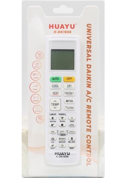 K-DK1856 Daikin Tüm Modeller Akıllı Universal Klima Kumandası