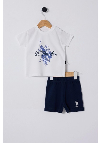 U.s Polo Assn Erkek Bebek 2li Takım - Beyaz