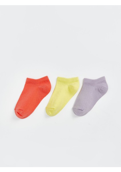 Yeni Sezon Basic Kiz Bebek Patik Corap 3'lu - S5KN79Z1