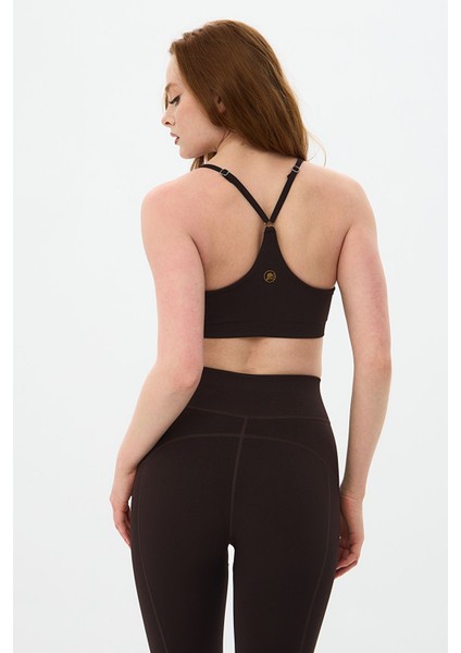 Aozora Sport Aktif Spor Ayar Askılı Bra Kahve modelleri