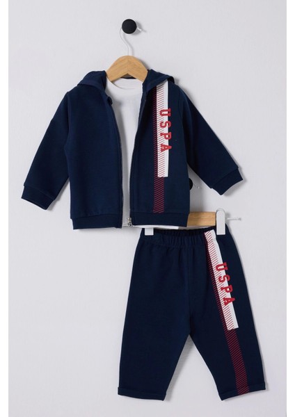 U.s Polo Assn Erkek Bebek 3lü Takım - Lacivert fiyatları