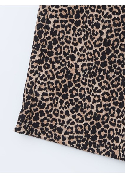 Yeni Sezon Beli Lastikli Leopar Desenli Kiz Cocuk Pantolon - S5IV73Z4 fiyatları