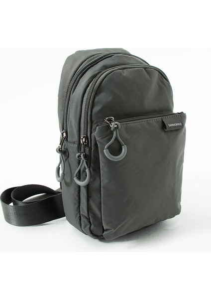 6004 Unisex Kırinkıl Kumaş Suya Dayanıklı Çok Bölmeli Body Bag
