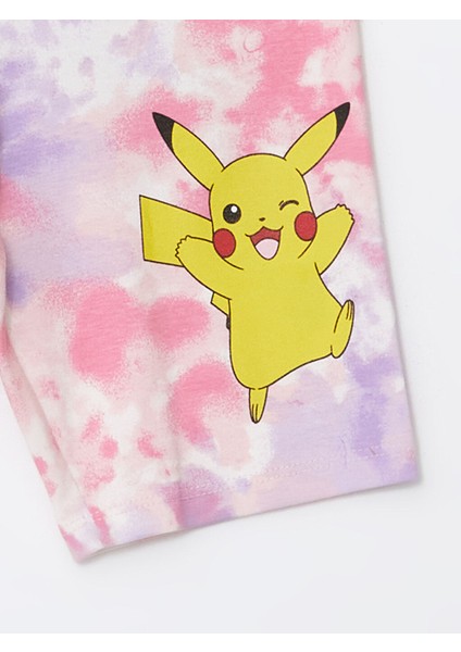 Yeni Sezon Beli Lastikli Pikachu Baskili Kiz Cocuk Tayt - S4MB21Z4 fiyatları