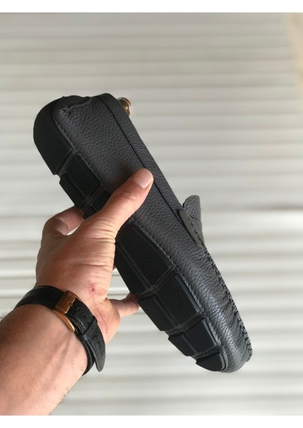 Yeni Sezon Hakiki Deri Günlük Loafer Geçme Rok modelleri
