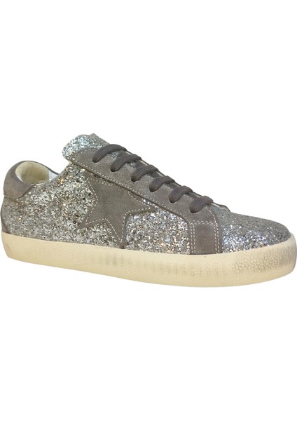 Kadın Goose Model Yıldız Detaylı Gülük %100 Deri Sneakers Ayakkabı 25NW00401 fiyatları