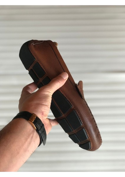 Yeni Sezon Hakiki Deri Günlük Loafer Geçme Rok modelleri