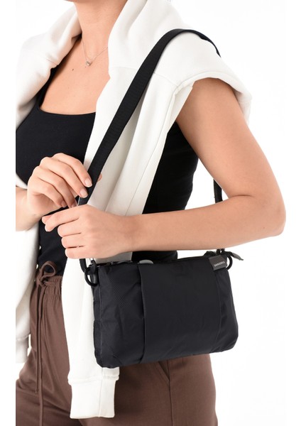 6011 Kadın 4 Bölmeli Paraşüt Kumaş Ayarlanabilir Çapraz Askılı Çanta indirimleri