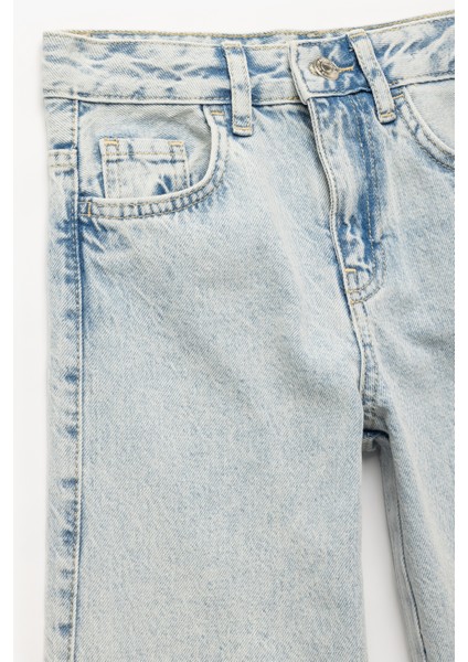 Yeni Sezon Düşük Bel Bol Kalıp Geniş Paça Denim Pantolon modelleri